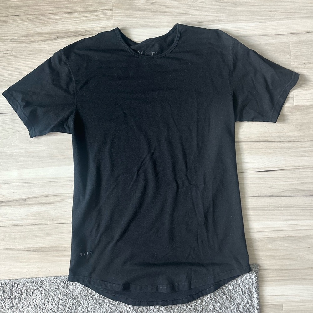 BYLT Men’s black drop cut shirt (BYLT basics)